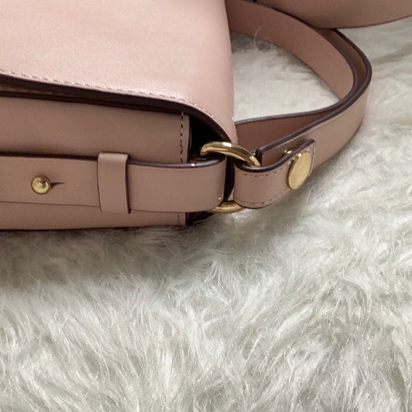 JCrew pink leather satchel/crossbody bag - Picture 14 of 15